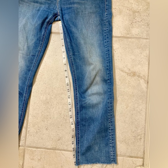 MOTHER Dazzler Straight Leg Ankle Jeans in Birds Of Paradise size 25 - Picture 5 of 11